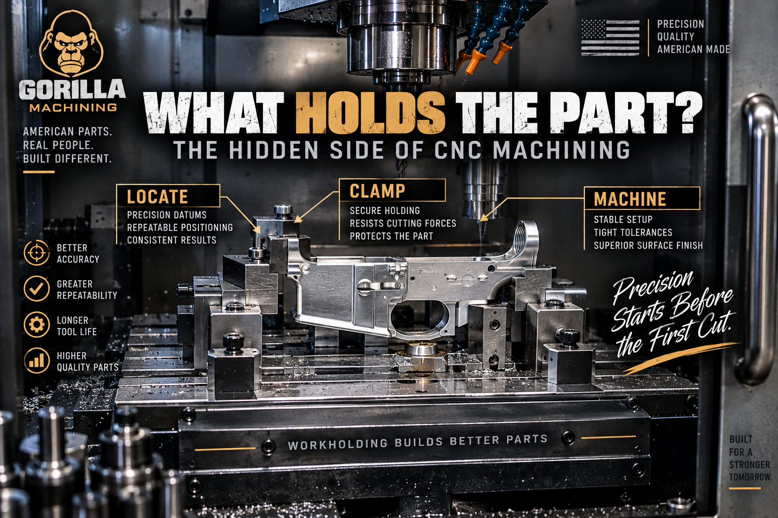 What Is CNC Workholding? How Fixtures Keep AR-15 Parts Precise During Machining